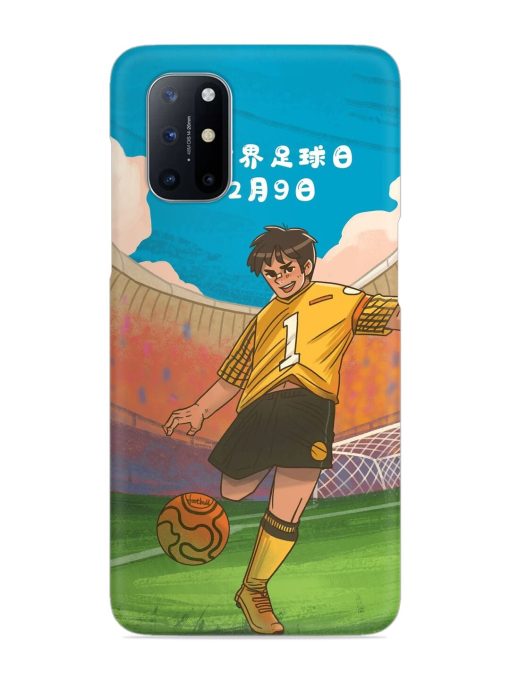 Soccer Kick Snap Case for Oneplus 8T (5G) Zapvi