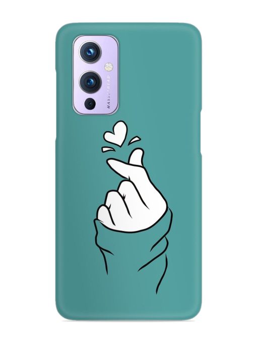 Korean Heart Sign Art Snap Case for Oneplus 9 (5G)