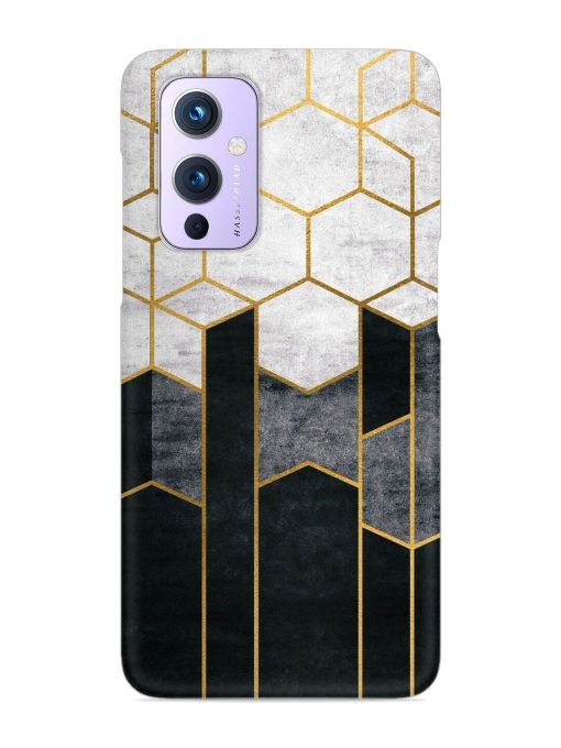 Cube Marble Art Snap Case for Oneplus 9 (5G) Zapvi