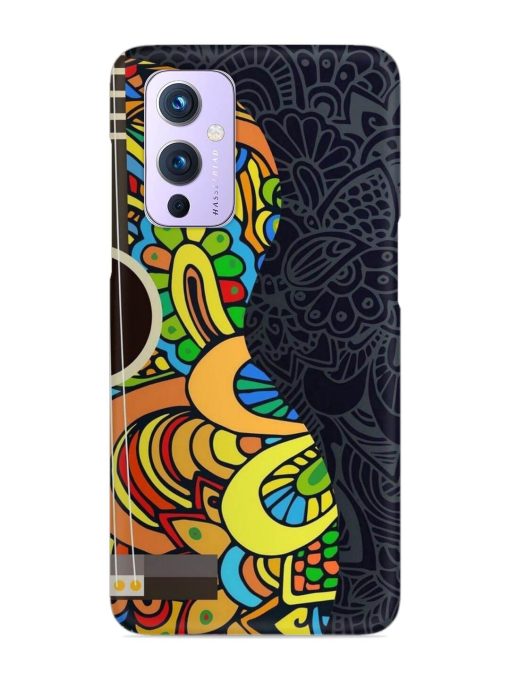 Guitar Vector Art Snap Case for Oneplus 9 (5G) Zapvi