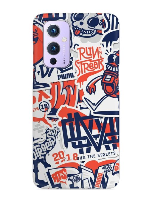 Run The Street Snap Case for Oneplus 9 (5G) Zapvi