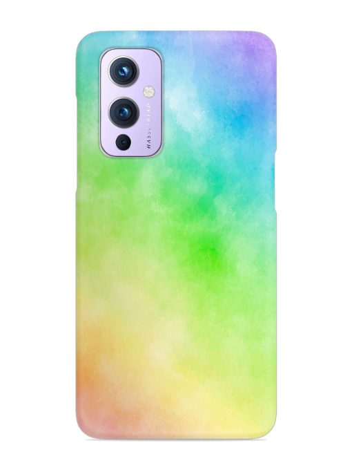 Watercolor Mixture Snap Case for Oneplus 9 (5G) Zapvi