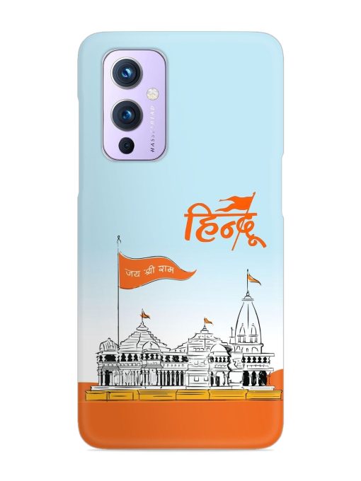 Ram Mandir Hindu Snap Case for Oneplus 9 (5G) Zapvi