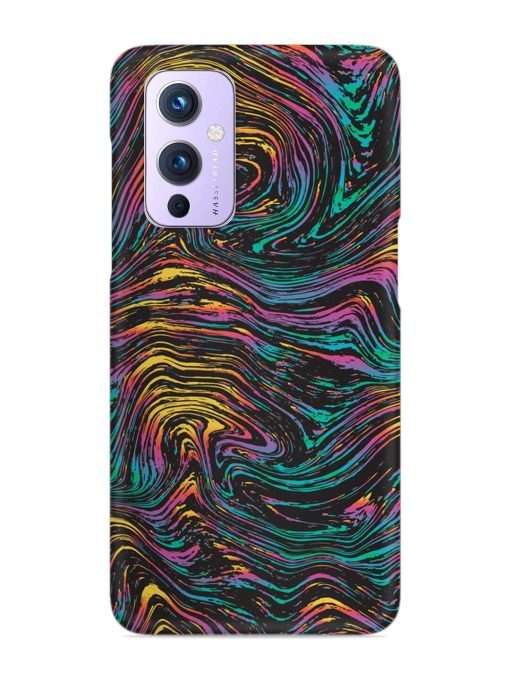 Abstract Liquid Colors Snap Case for Oneplus 9 (5G)