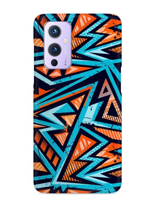 Abstract Seamless Grunge Snap Case for Oneplus 9 (5G)