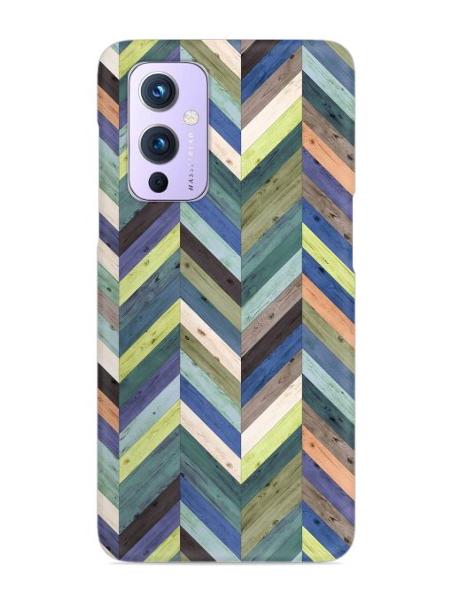 Chevron Random Color Snap Case for Oneplus 9 (5G) Zapvi