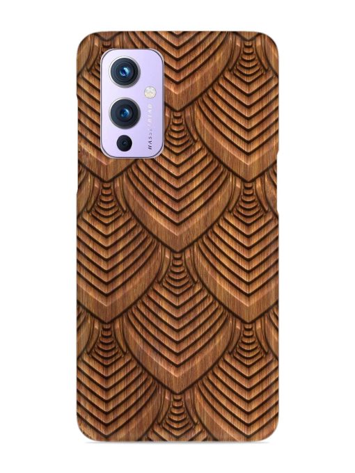 Carved Pattern On Snap Case for Oneplus 9 (5G) Zapvi