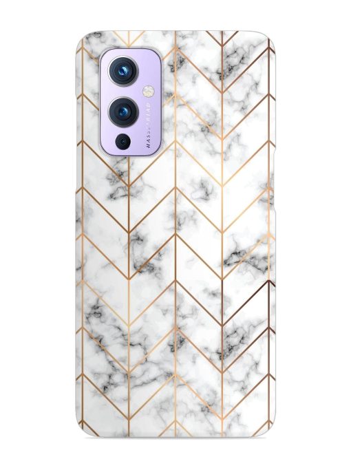 Vector Marble Texture Snap Case for Oneplus 9 (5G) Zapvi