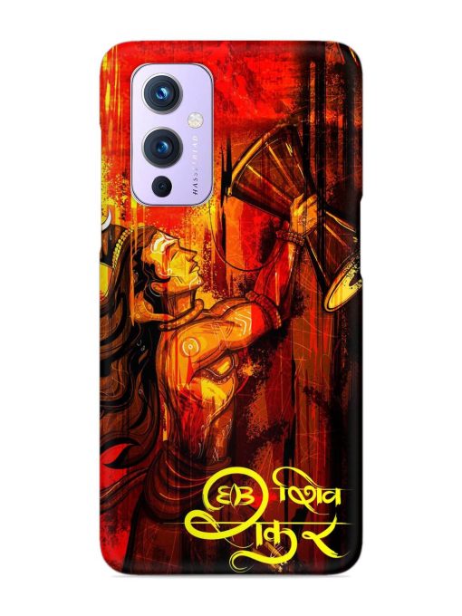 Illustration Lord Shiva Snap Case for Oneplus 9 (5G) Zapvi