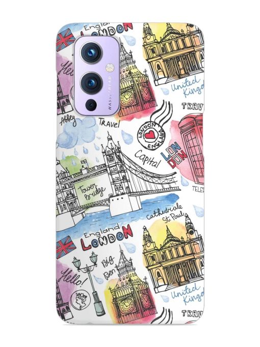 Vector London Landmark Snap Case for Oneplus 9 (5G) Zapvi