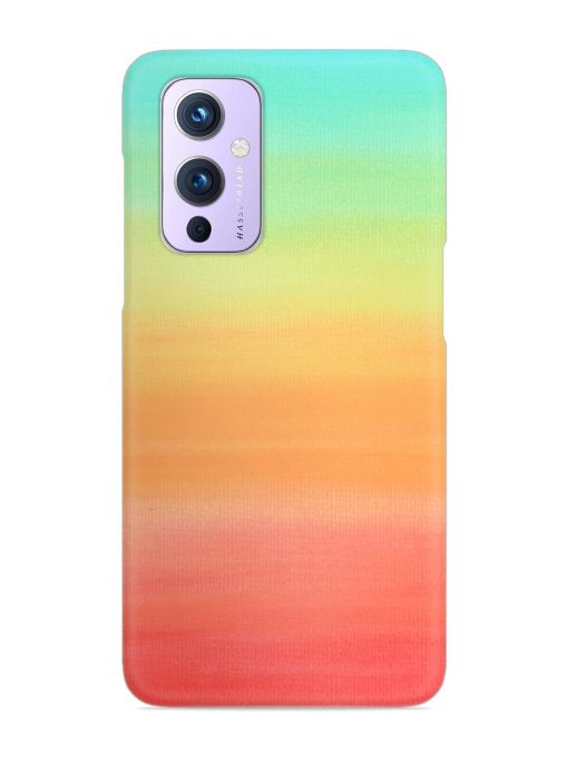 Background Sky Watercolor Snap Case for Oneplus 9 (5G) Zapvi