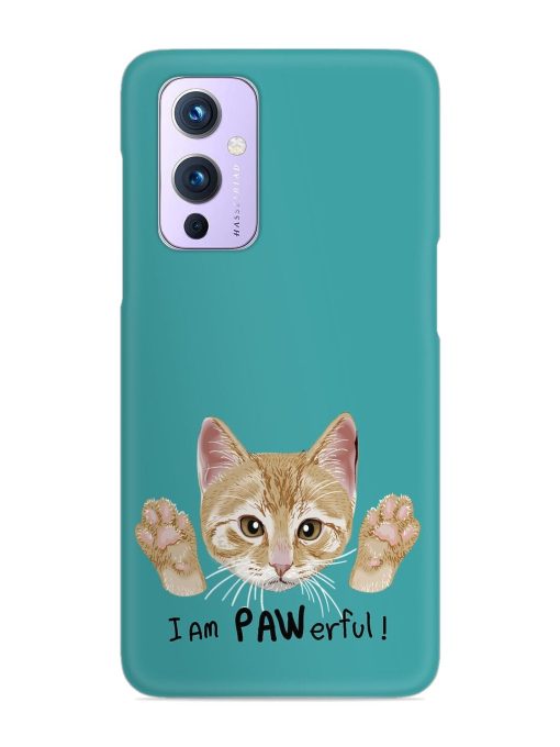 Typography Slogan Cat Snap Case for Oneplus 9 (5G) Zapvi