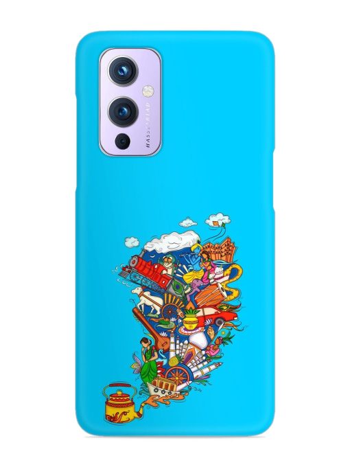 Vector Design Indian Snap Case for Oneplus 9 (5G)