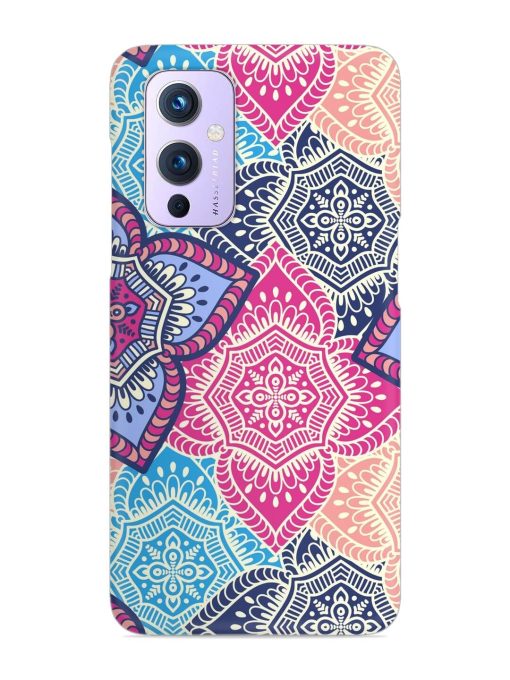 Ethnic Floral Seamless Snap Case for Oneplus 9 (5G) Zapvi