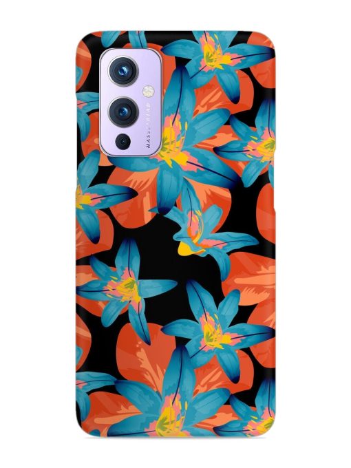 Philippine Flowers Seamless Snap Case for Oneplus 9 (5G) Zapvi