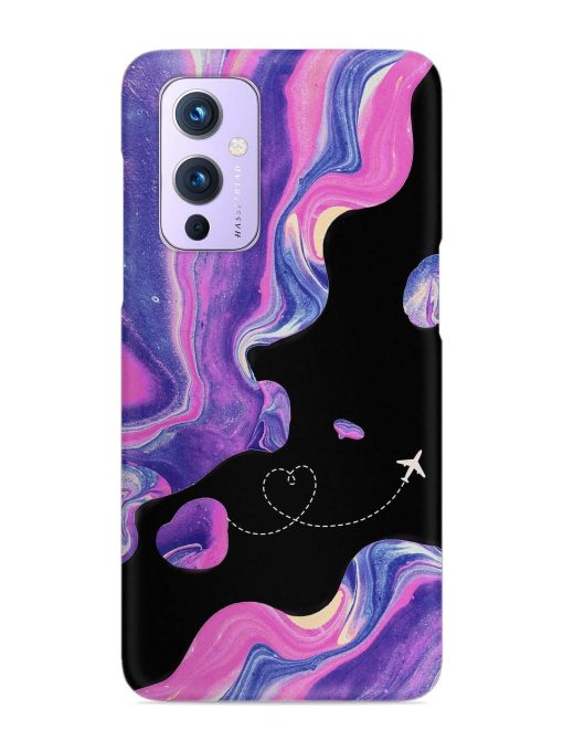 Glitter Art Snap Case for Oneplus 9 (5G) Zapvi