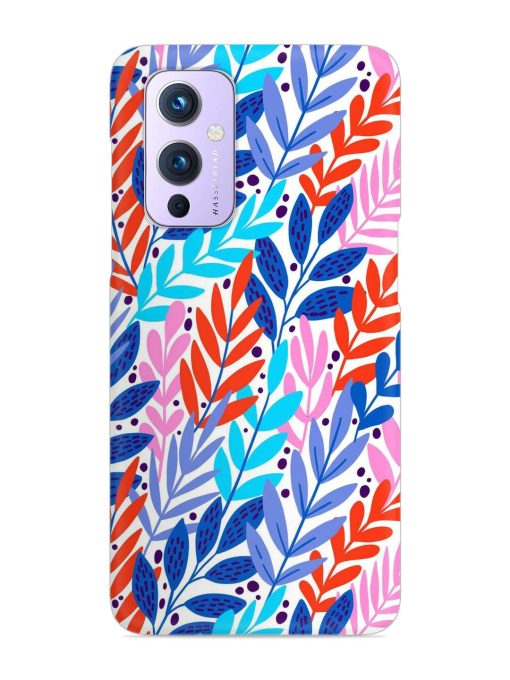 Bright Floral Tropical Snap Case for Oneplus 9 (5G) Zapvi