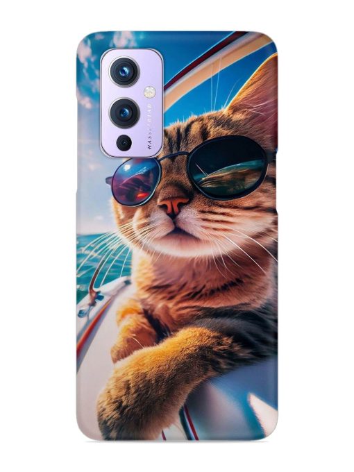 Cat In Style Snap Case for Oneplus 9 (5G) Zapvi