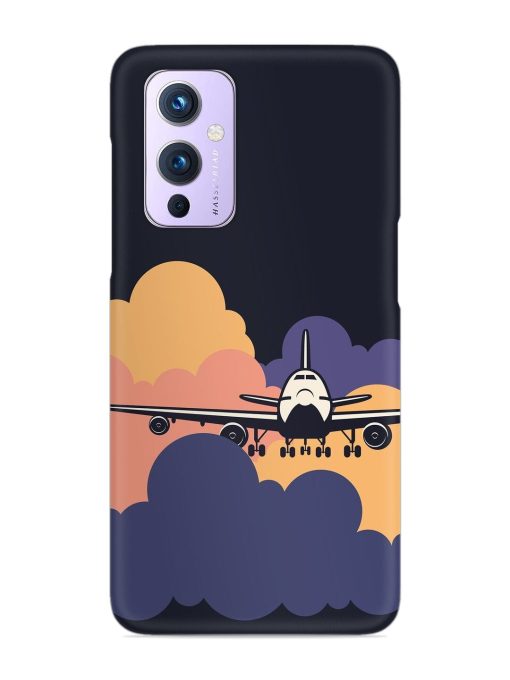 Aeroplane vector Snap Case for Oneplus 9 (5G)