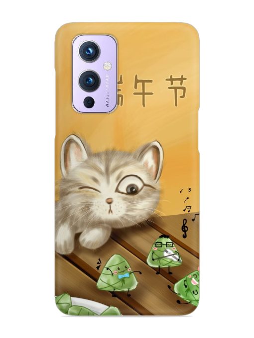 Cat Scorpion Dancing Snap Case for Oneplus 9 (5G) Zapvi