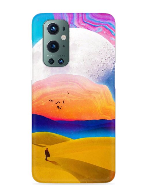 Sandy Desert Snap Case for Oneplus 9 Pro (5G) Zapvi