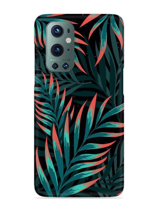 Green Leaf Art Snap Case for Oneplus 9 Pro (5G) Zapvi