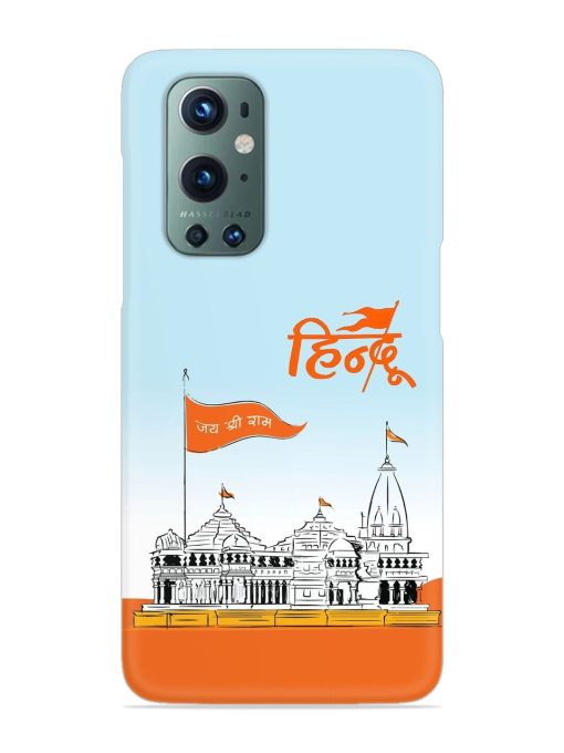 Ram Mandir Hindu Snap Case for Oneplus 9 Pro (5G) Zapvi