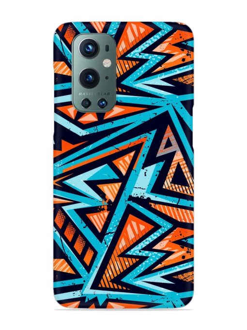 Abstract Seamless Grunge Snap Case for Oneplus 9 Pro (5G) Zapvi