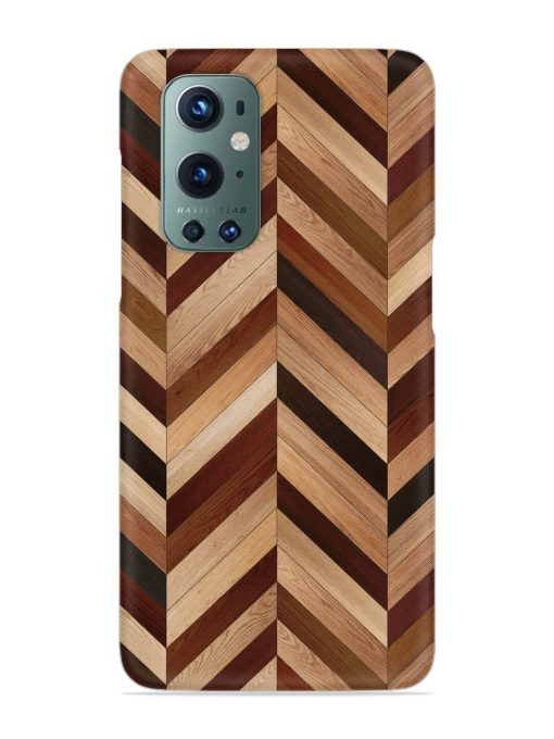 Seamless Wood Parquet Snap Case for Oneplus 9 Pro (5G) Zapvi