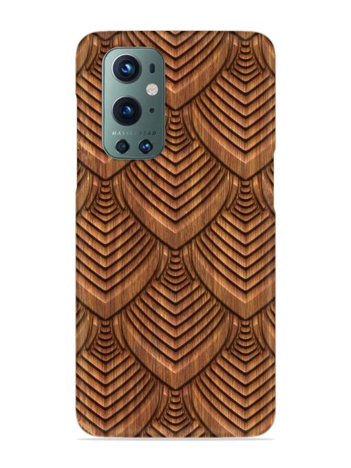 Carved Pattern On Snap Case for Oneplus 9 Pro (5G) Zapvi