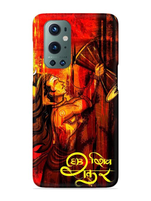 Illustration Lord Shiva Snap Case for Oneplus 9 Pro (5G) Zapvi