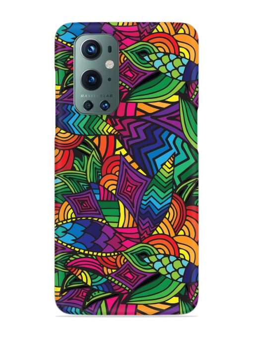 Abstract Multicolor Seamless Snap Case for Oneplus 9 Pro (5G)