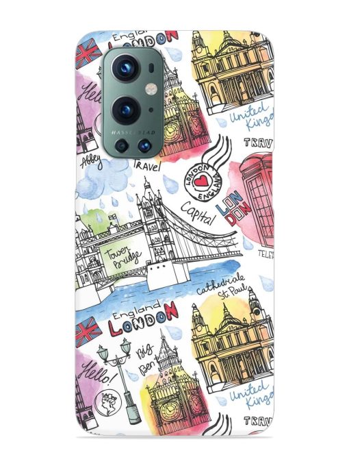 Vector London Landmark Snap Case for Oneplus 9 Pro (5G) Zapvi