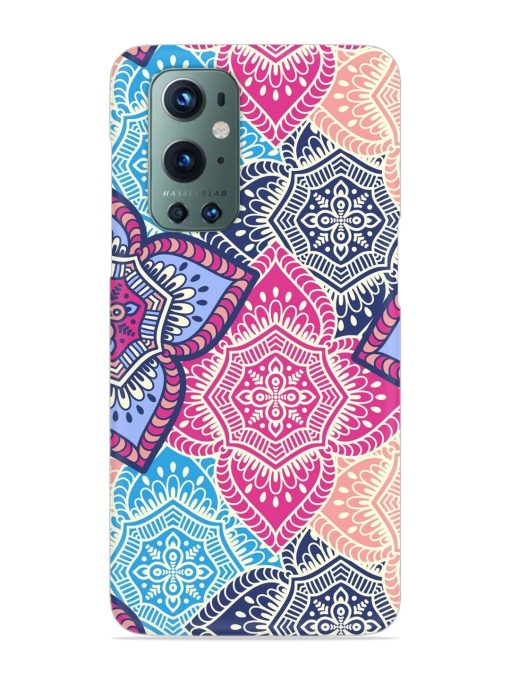 Ethnic Floral Seamless Snap Case for Oneplus 9 Pro (5G) Zapvi