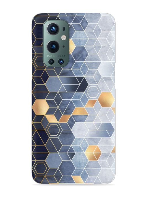 Geometric Abstraction Hexagons Snap Case for Oneplus 9 Pro (5G)