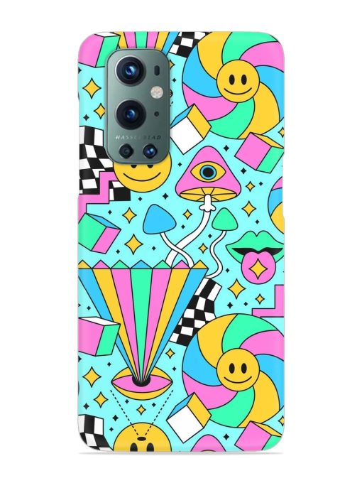 Trippy Rainbow 60S Snap Case for Oneplus 9 Pro (5G)