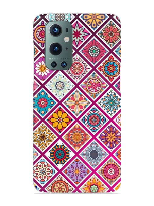 Seamless Tile Pattern Snap Case for Oneplus 9 Pro (5G) Zapvi