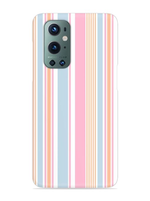 Stripe Seamless Pattern Snap Case for Oneplus 9 Pro (5G) Zapvi