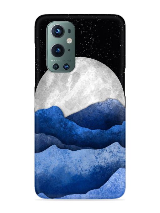 Full Moon Mountain Vector Snap Case for Oneplus 9 Pro (5G) Zapvi