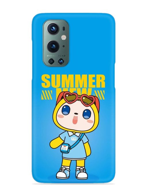 Summer Mew Cartoon Snap Case for Oneplus 9 Pro (5G) Zapvi