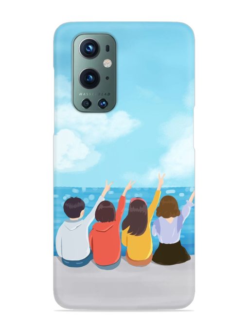 Happy Kids Snap Case for Oneplus 9 Pro (5G) Zapvi