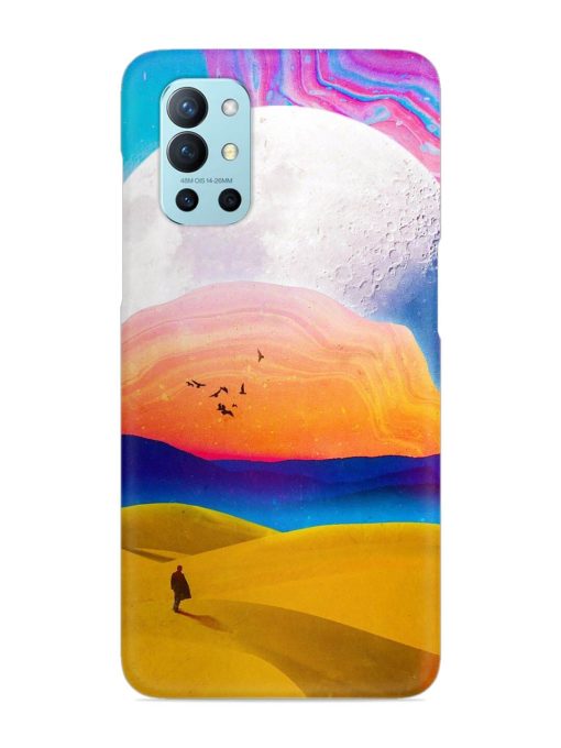 Sandy Desert Snap Case for Oneplus 9R (5G) Zapvi