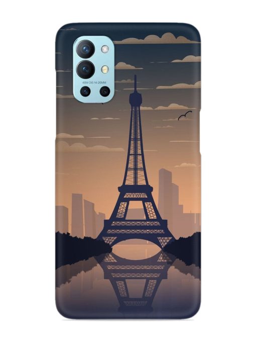 France Paris Eiffel Tower Gradient Snap Case for Oneplus 9R (5G) Zapvi