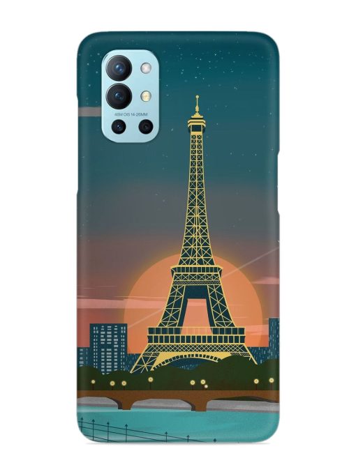 Scenery Architecture France Paris Snap Case for Oneplus 9R (5G) Zapvi