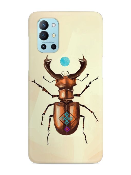 Stag Beetle Vector Snap Case for Oneplus 9R (5G) Zapvi