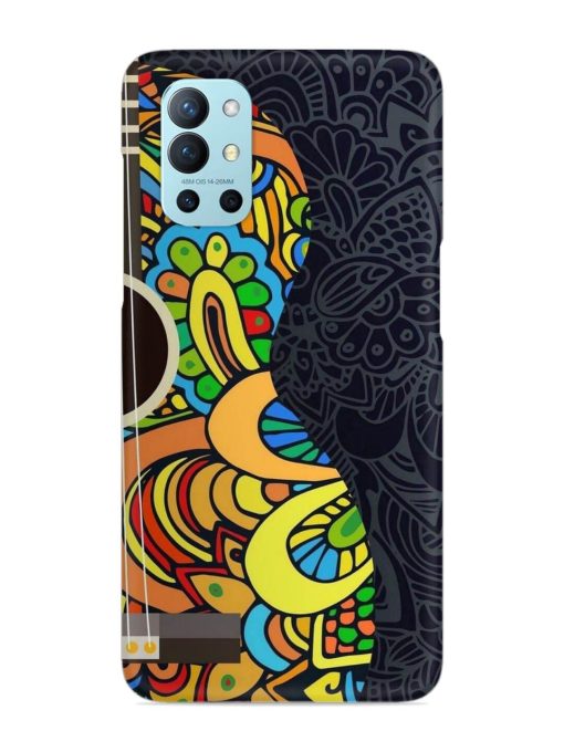 Guitar Vector Art Snap Case for Oneplus 9R (5G) Zapvi