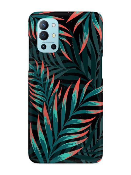 Green Leaf Art Snap Case for Oneplus 9R (5G) Zapvi