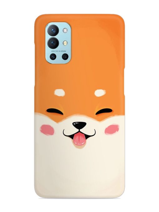 Happy Cat Art Snap Case for Oneplus 9R (5G) Zapvi