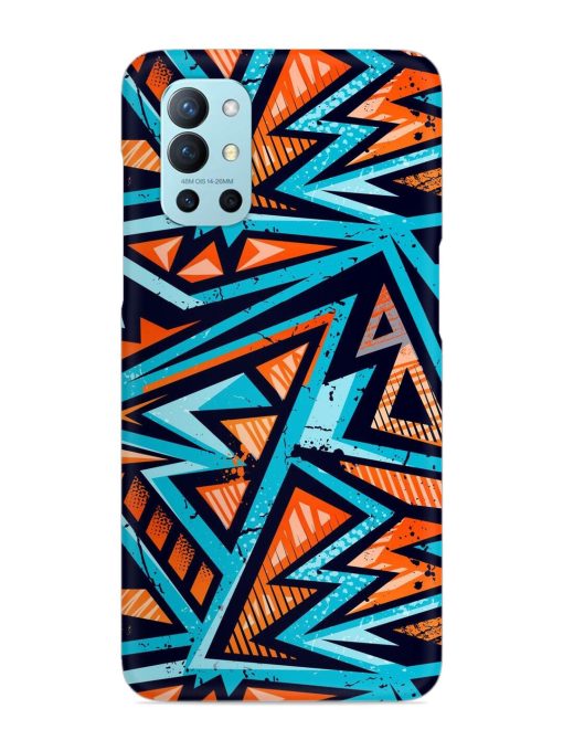 Abstract Seamless Grunge Snap Case for Oneplus 9R (5G) Zapvi