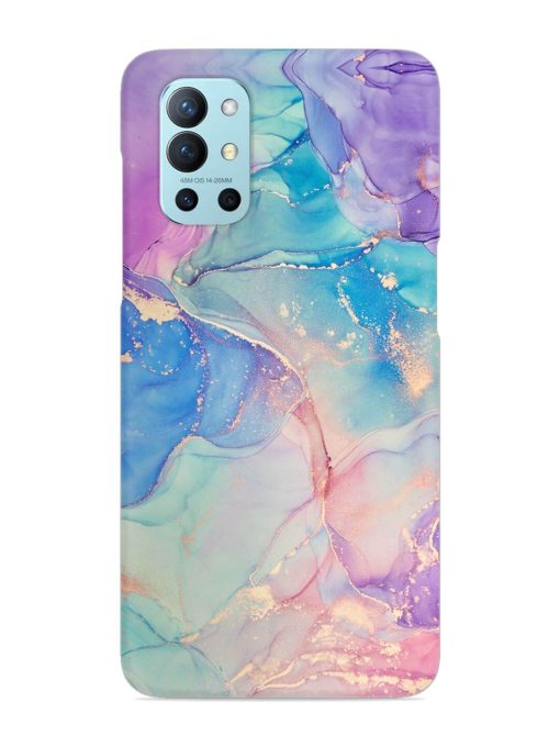 Alcohol Ink Colors Snap Case for Oneplus 9R (5G)